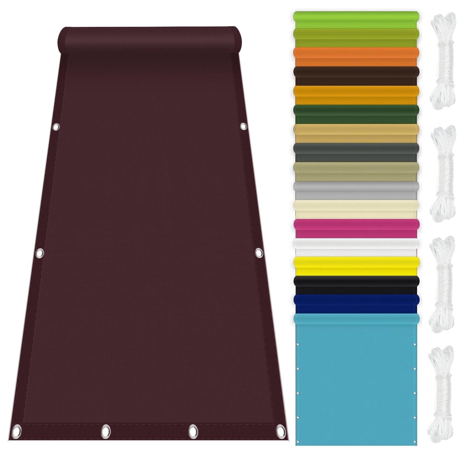 Voile d'ombrage carrée vin rouge pour sublimer votre terrasse de jardin