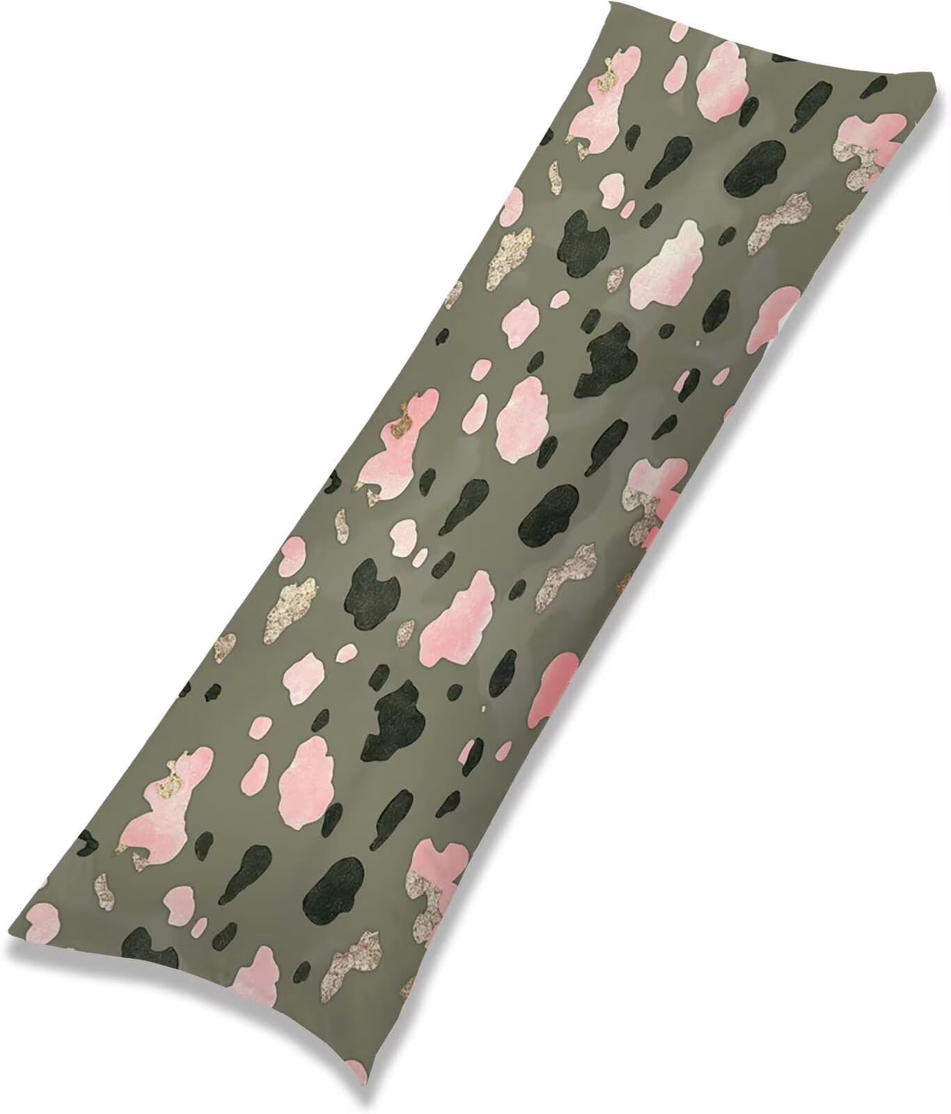 Fodera Cuscino 55 x 160 cm, Grigio-4 Lino Cuscini per Divano Letto, | con Invisibile Cerniera, Morbida e Traspirante, per biancheria da letto, divano, hotel, chi dorme sul fianco Astratto j-269