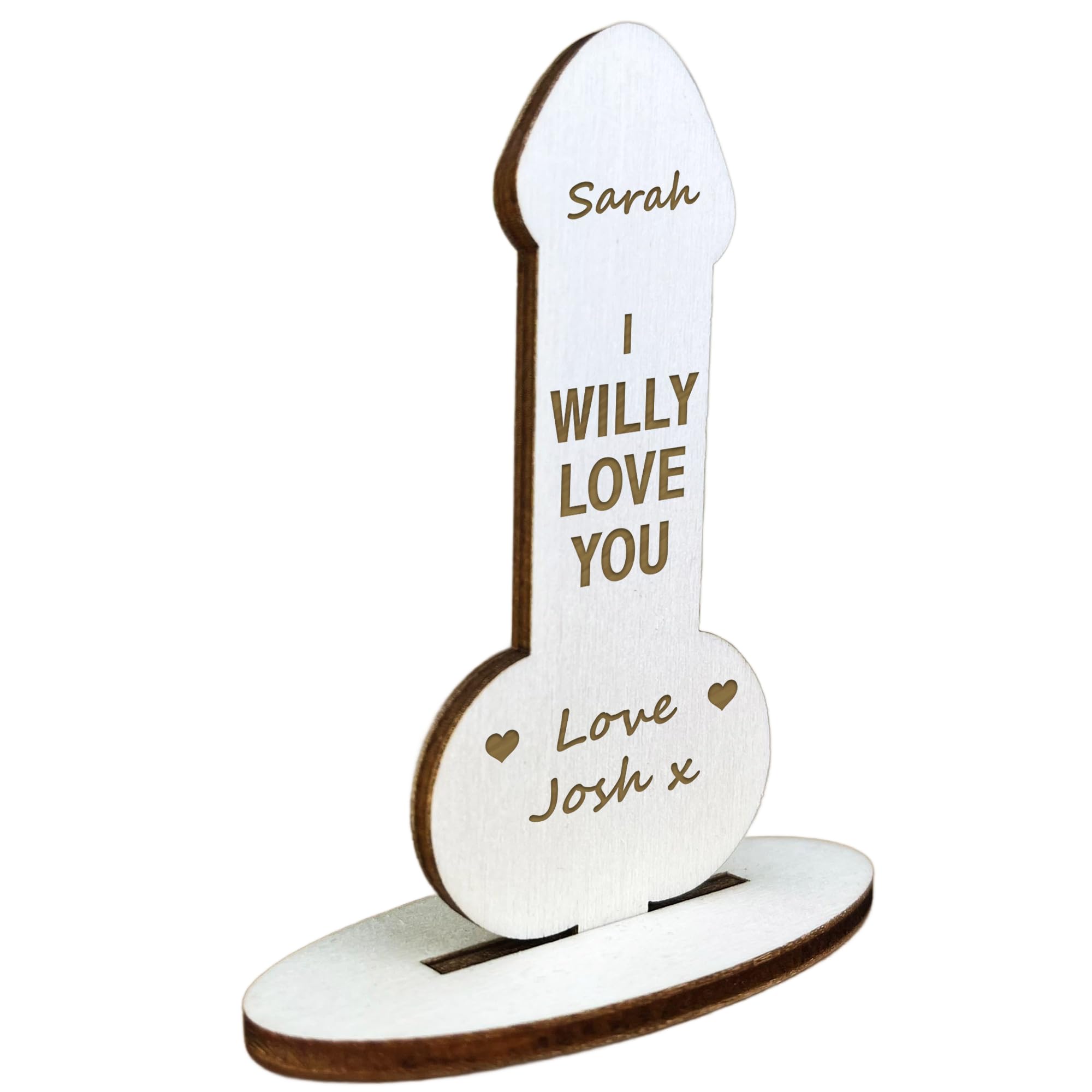 Red Ocean Funny Gift For Him Her Anniversary Personalised Standing Plaque Novelty Husband Wife Gifts