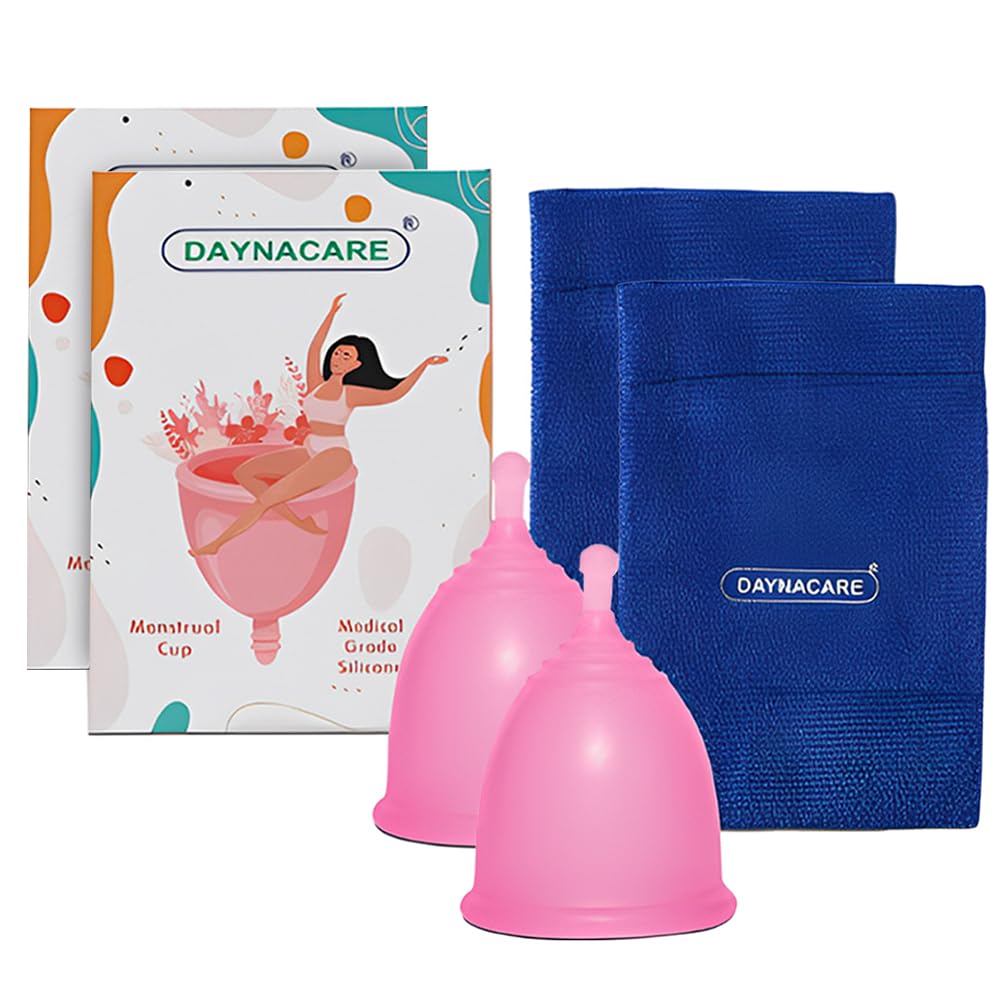 ZOPPER2 x Menstrual Cup Small with Pouch Reusable and Flexible Medical Grade Soft Silicone Odorless Easy to Use Comfort and Fit Sanitary Pad & Tampon Alternative