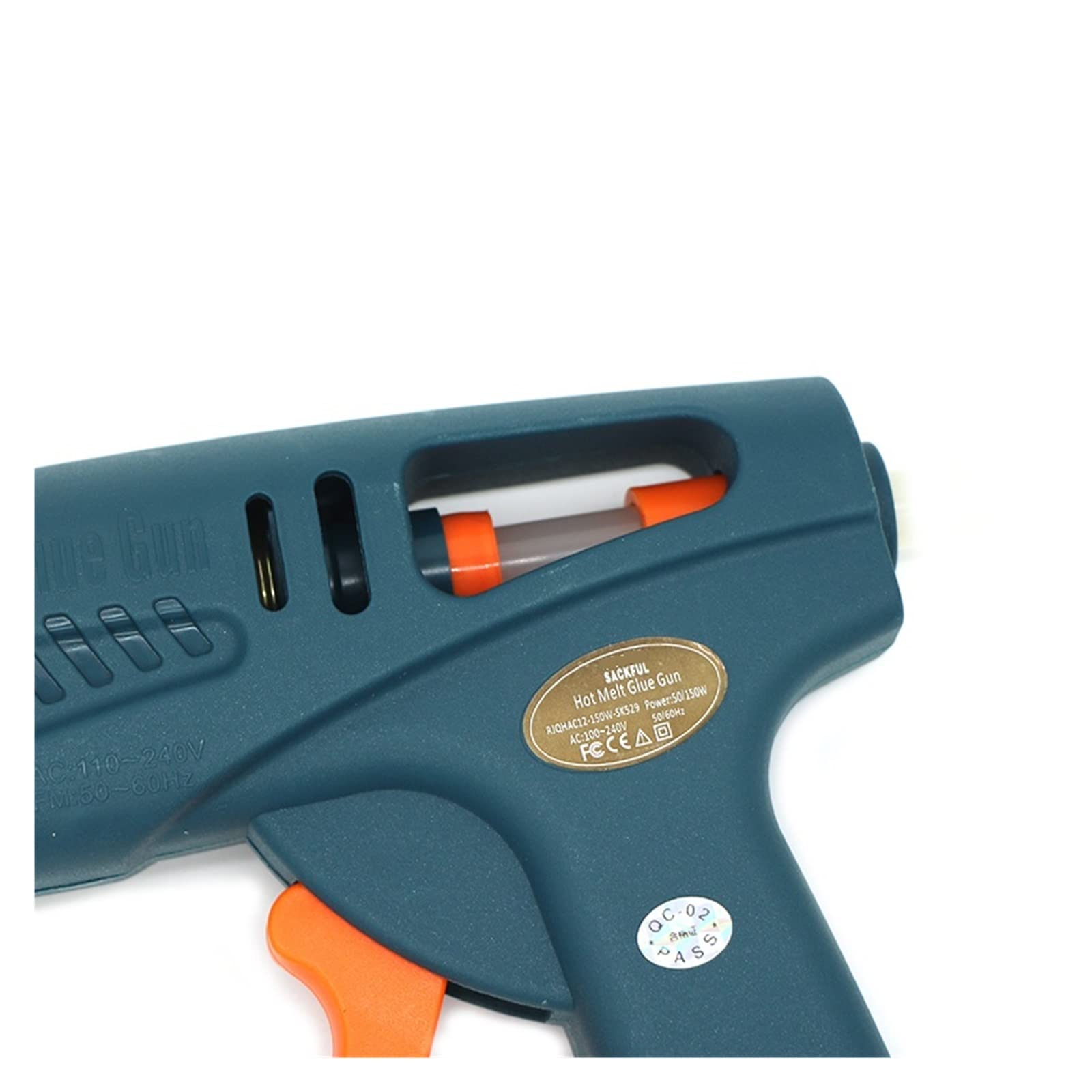 Pistolet na gorący klej, Pistolet do klejenia na gorąco 50 W/150 W 100 W dysza miedziana do 11mm klej w sztyfcie rękodzieło domowe DIY klej gorący pistolet torba na narzędzia(Tool Bag,100W)