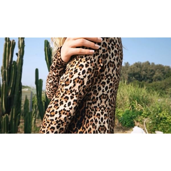 DEARCASE Women's T-Shirt Dress Wine Red Medium V-Neck Spring Winter Casual Loose Long Sleeve Fall Wedding Guest Knee Length Jersey Flowy Stretch Solid A-Line Tunic Swing Sweater Tunic Dresses