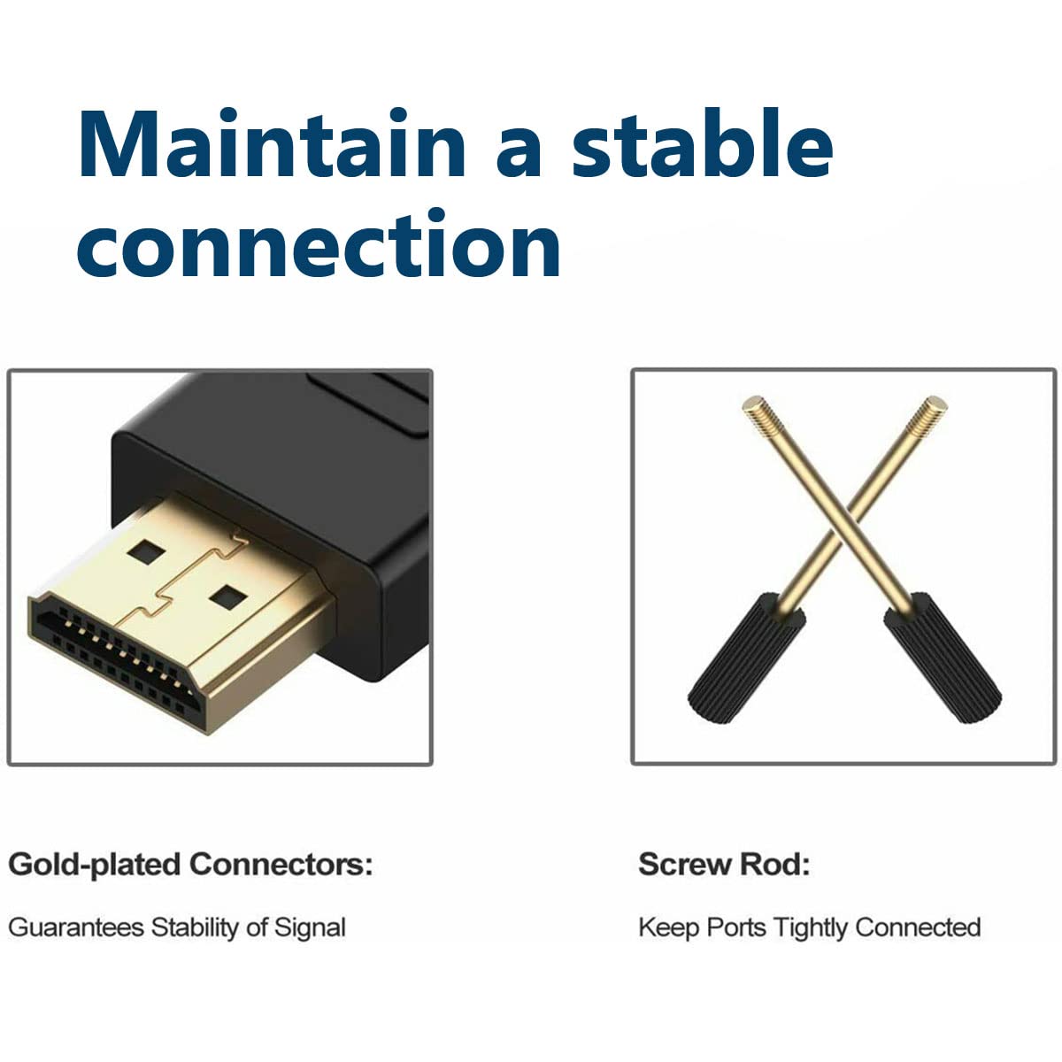 MMOBIEL Adattatore da HDMI a DVI - Convertitore bidirezionale da DVI-D Dual Link a cavo HDMI Supporta tutti i monitor e le TV LCD e LED ad alta risoluzione 1080p Connettori dorati ad alta velocità 1m
