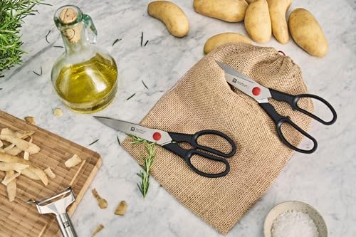 ZWILLING Twin L Vielzweckschere, 20cm, Rostfreier Spezialstahl, Küchenschere für Rechts- und Linkshänder, Schwarz