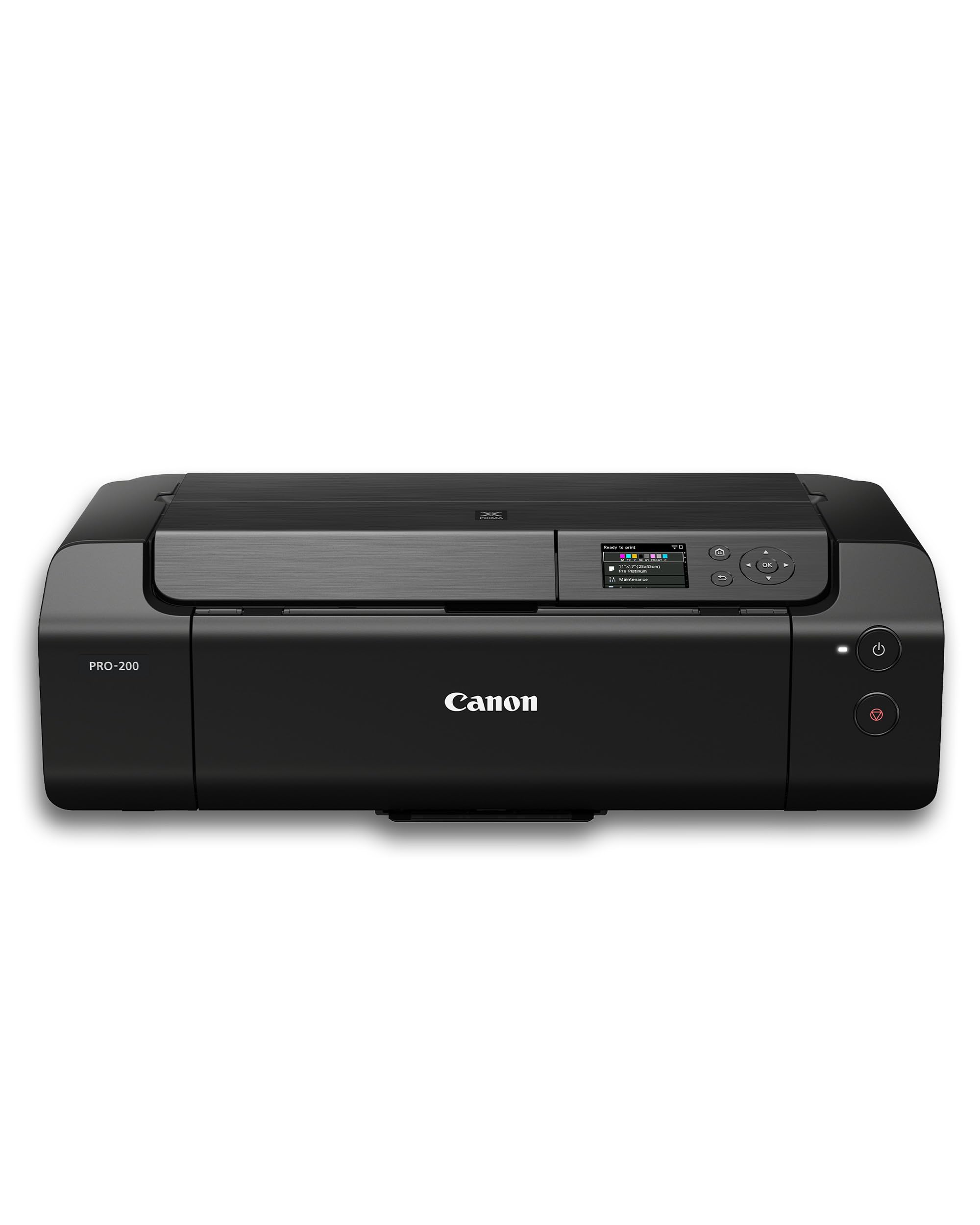 Canon Pixma PRO-200 Impresora Fotográfica Profesional, Sistema de Inyección de Tinta, A3+, WiFi, 8 Cartuchos de Tinta, Impresión Sin Bordes, Impresión de Alta Velocidad, Negro
