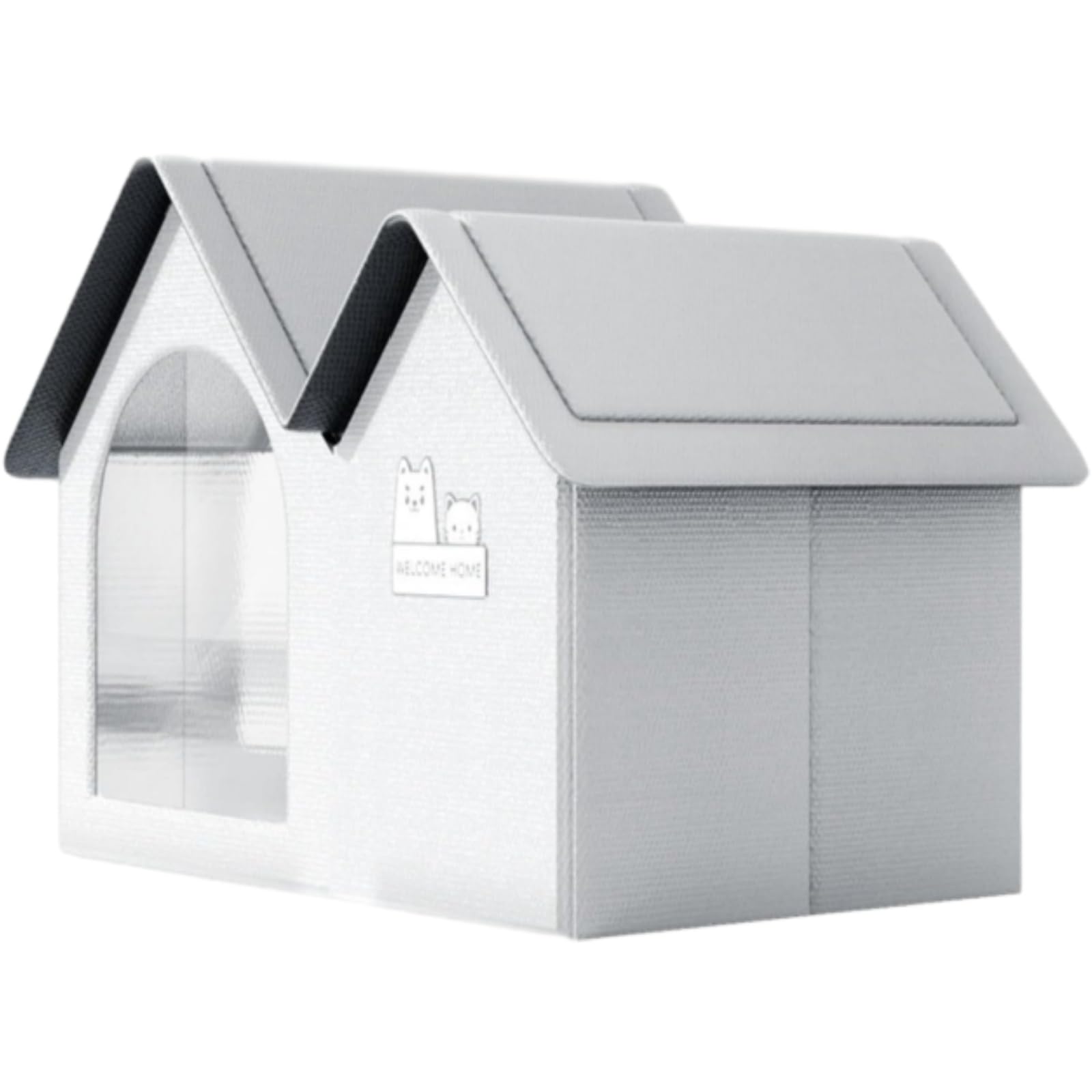 Cuccia Refrigerante per Cani | Casetta Refrigerante per Gatti, 10 Confezioni di Ghiaccio Incluse, Impermeabile e di Grandi Dimensioni, Cuccia per cani e gatti da esterno (Doppio superiore, XL)