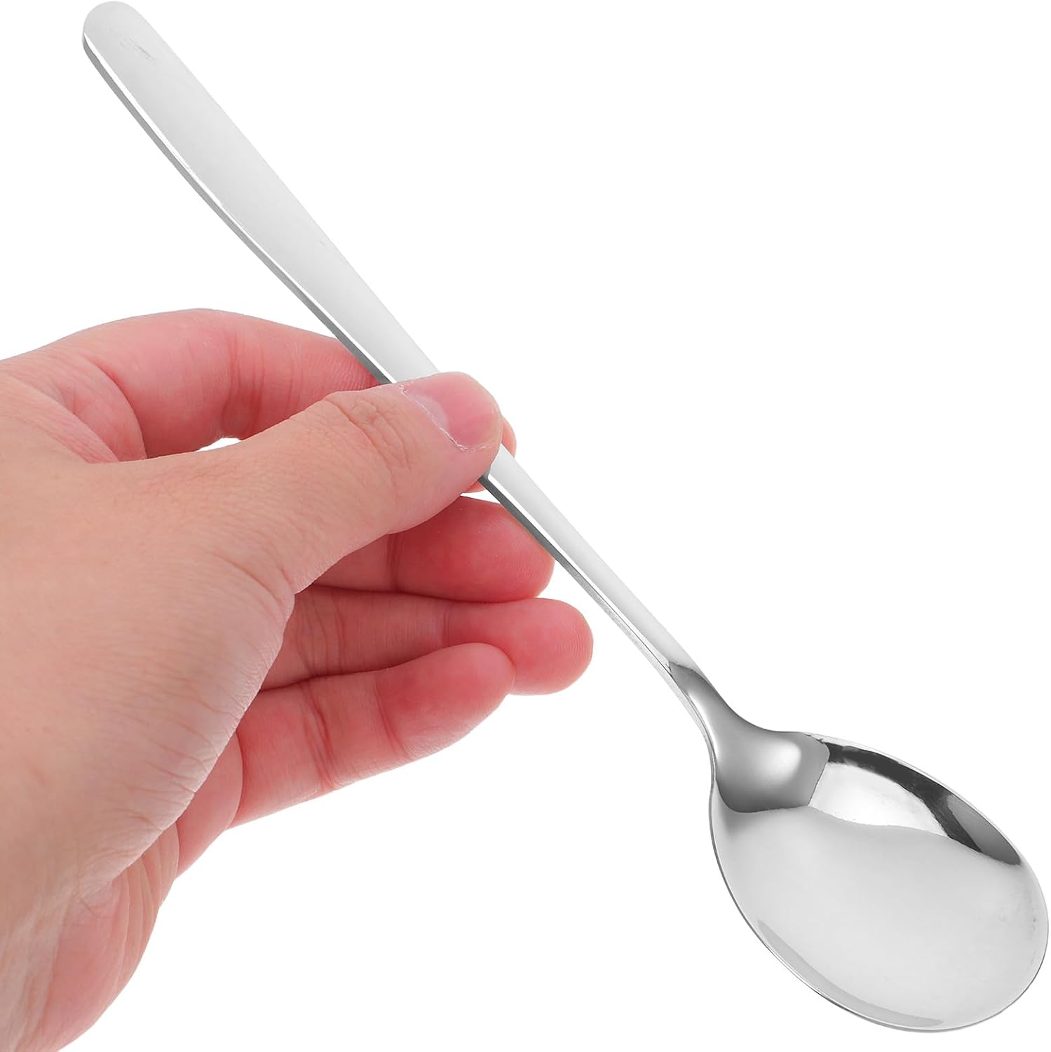 Toddmomy Stainless Steel Portable Travel Utensils Set with Spoon and Chopsticks, Reusable Lightweight Flatware for Outdoor Camping and School Lunch, Black Two-piece Cutlery