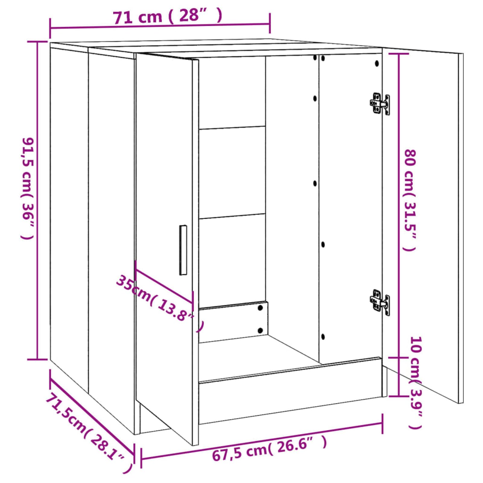 Mobile per Lavatrice Bianco 71x71,5x91,5 cm,Accessori elettrodomestici,Accessori lavatrici e asciugatrici,Accessori per lavatrici e asciugatrici(SPU:808395)