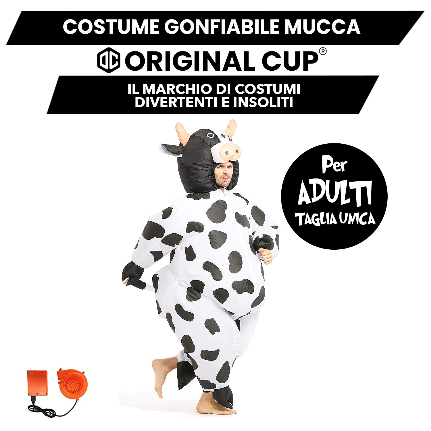 Costume Gonfiabile Grandi Tette - Taglia Adulti 160-190cm Con Ventole Incorporate