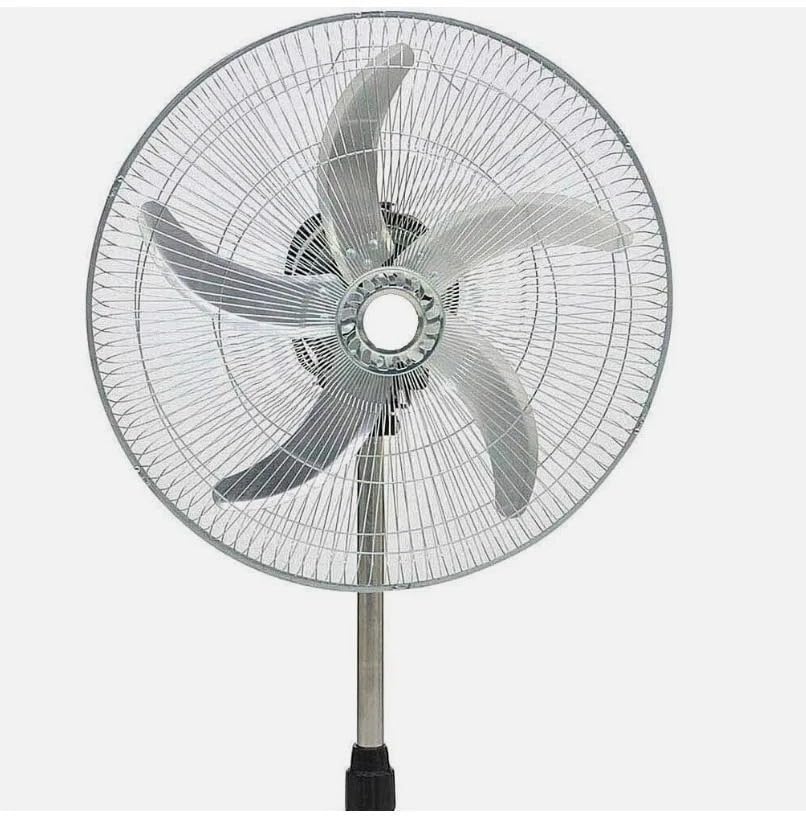 DISCORAMA - VENTILATORE A PIANTANA 65W POTENTE SILENZIOSO OSCILLANTE REGOLABILE CON 5 PALE PER CASA UFFICIO AMBIENTI GRANDI