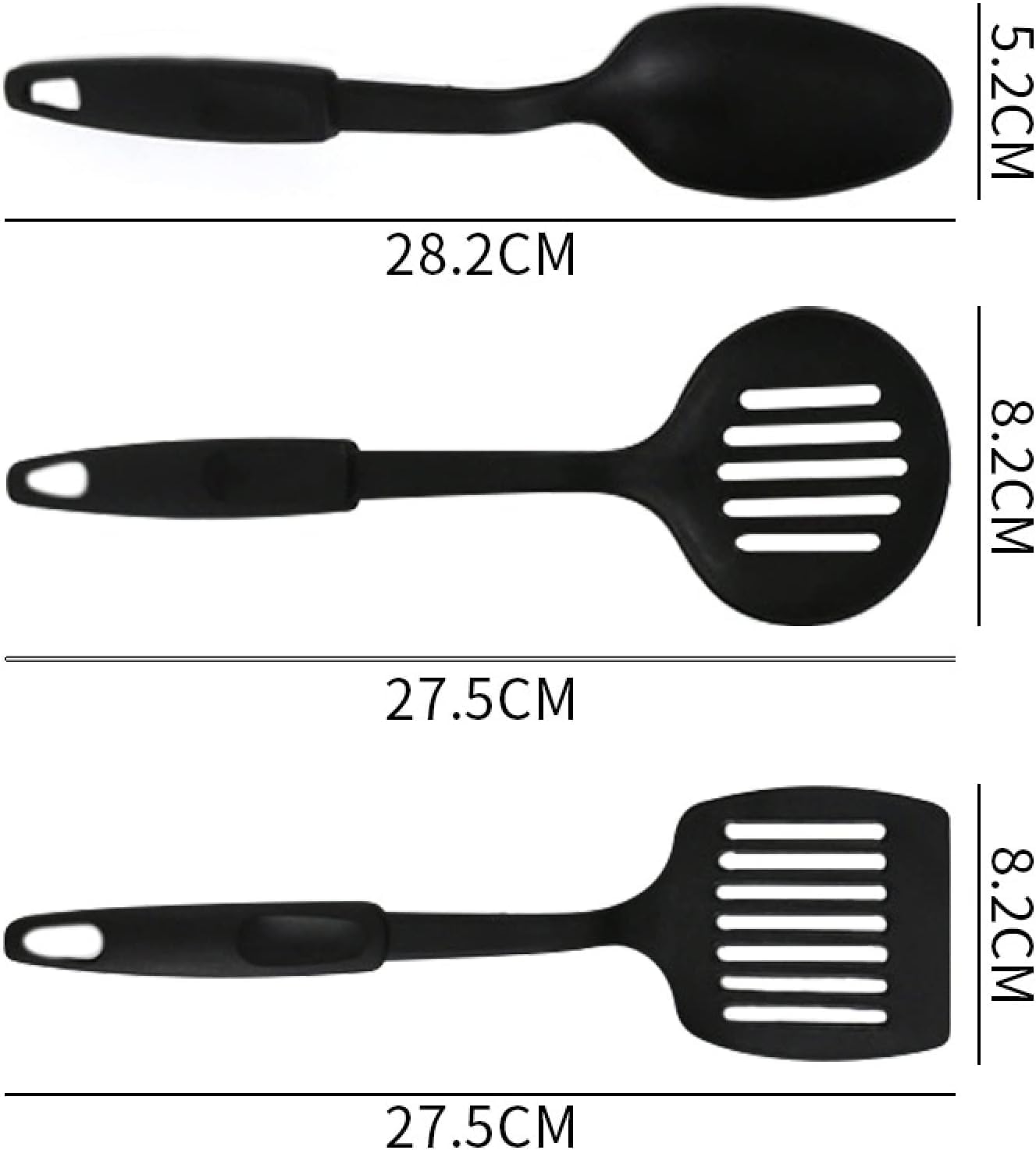 Cooking Utensil Sets Kitchen Utensils Set, Cooking Utensils Set, 6Pcs Kitchen Utensils Set Non Stick Kitchenware Cooking Tools Spoon Soup Ladle Spatula Shovel