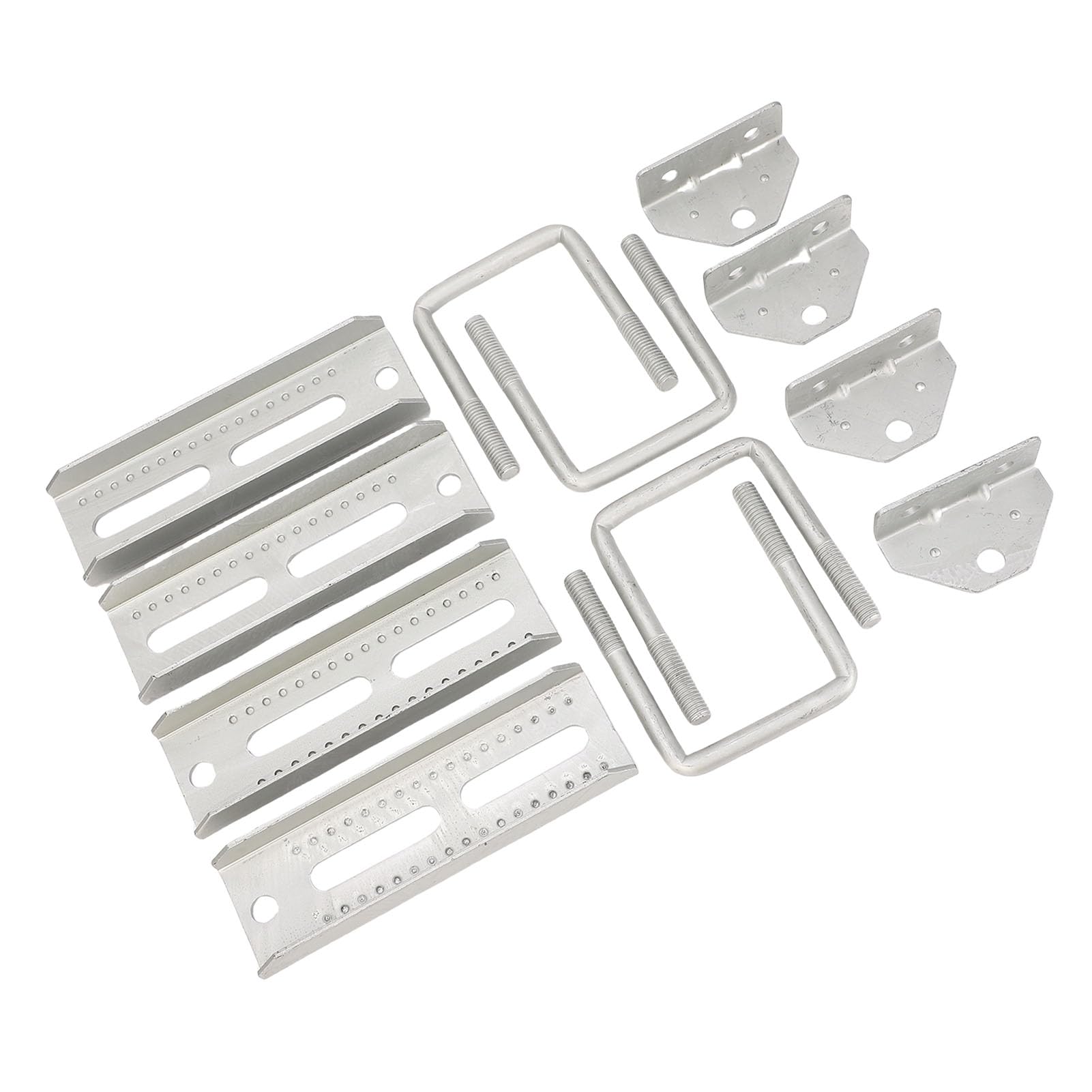 Garosa Soportes para Literas de Remolque de Barcos, Hierro Galvanizado, Ajustable, Kit de Soporte para Literas de 8 Pulgadas para Barcos de Agua Dulce y Salada