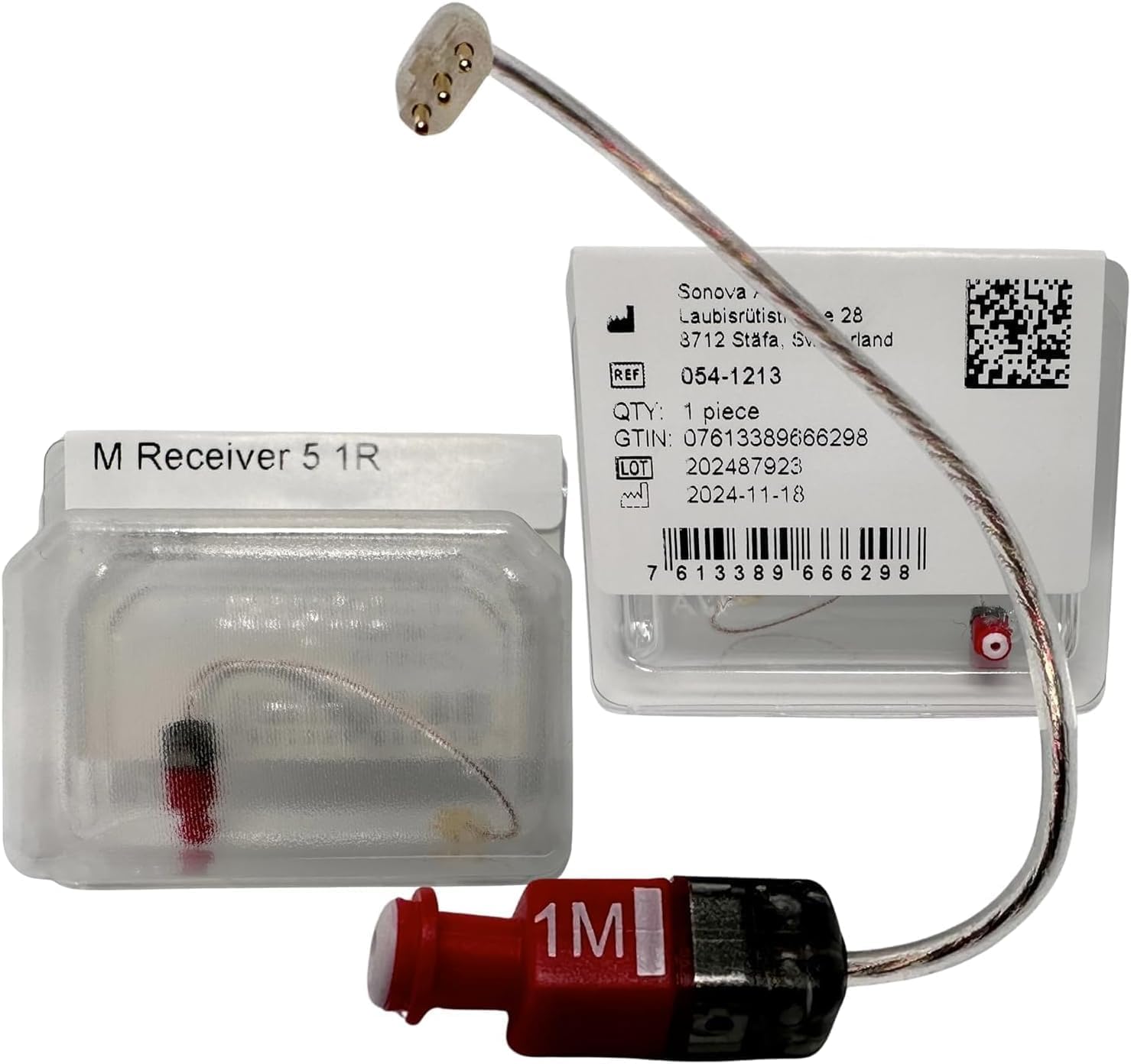 Phonak Receiver 5.0 1R (M Receiver 5.0, 1R Right) - 3 Pin Hearing Aid Receiver - High Performance - Durable & Easy to Install - for Audeo Marvel Paradise M RIC Hearing Aids