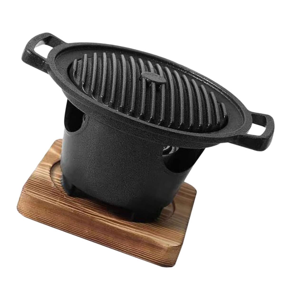Barbecue domestique au charbon pour repas conviviaux en intérieur