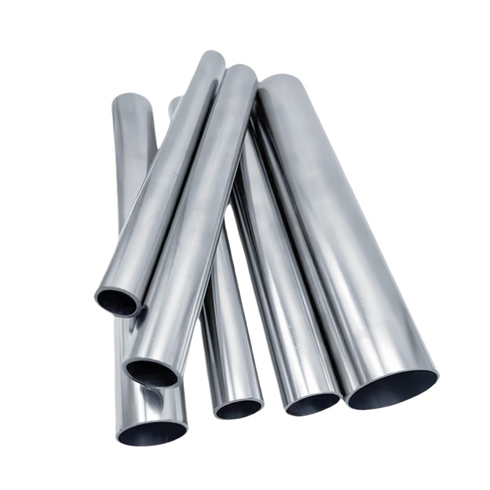 Rundes Kapillarrohr 4 Stück runde Kapillarrohre aus Edelstahl 304, Länge 500 mm, hohle silberne Stahlrohre for die Herstellung