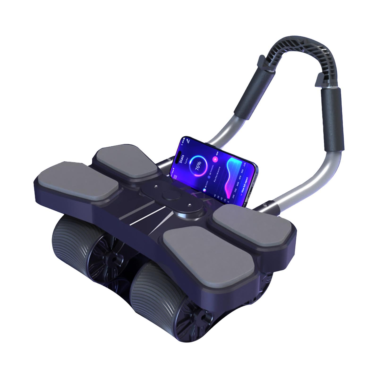 Rueda abdominal de rebote automático, rueda abdominal de apoyo de codos, rueda para abdominales, soporte de codo de 4 ruedas, rueda abdominal, rueda de rebote para vientre delgado