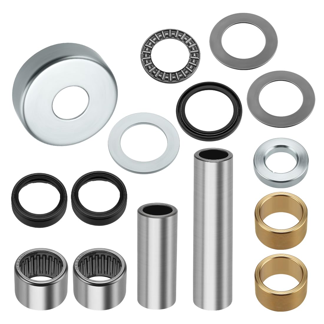 Kit de reparación de rodamientos de brazo oscilante y sellos para Yama-ha Raptor 660R YFM660R 2001-2005 5LP-22184-00-00 5LP-22123-00-00