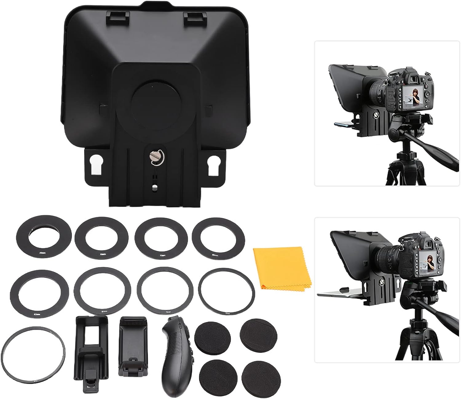 070 Teleprompter para gravação profissional T3 celular tablet SLR