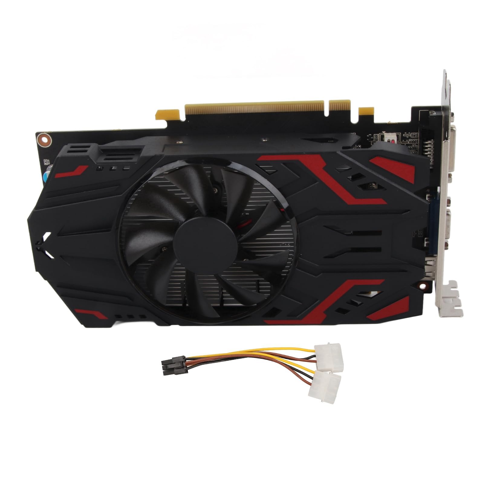 VBESTLIFE GTX550Ti-Grafikkarte, 4 GB 128 BIT GDDR5 3400 MHz Desktop-Computer-Gaming-Grafikkarte, PCIE 2.0, Unterstützt DirectX11