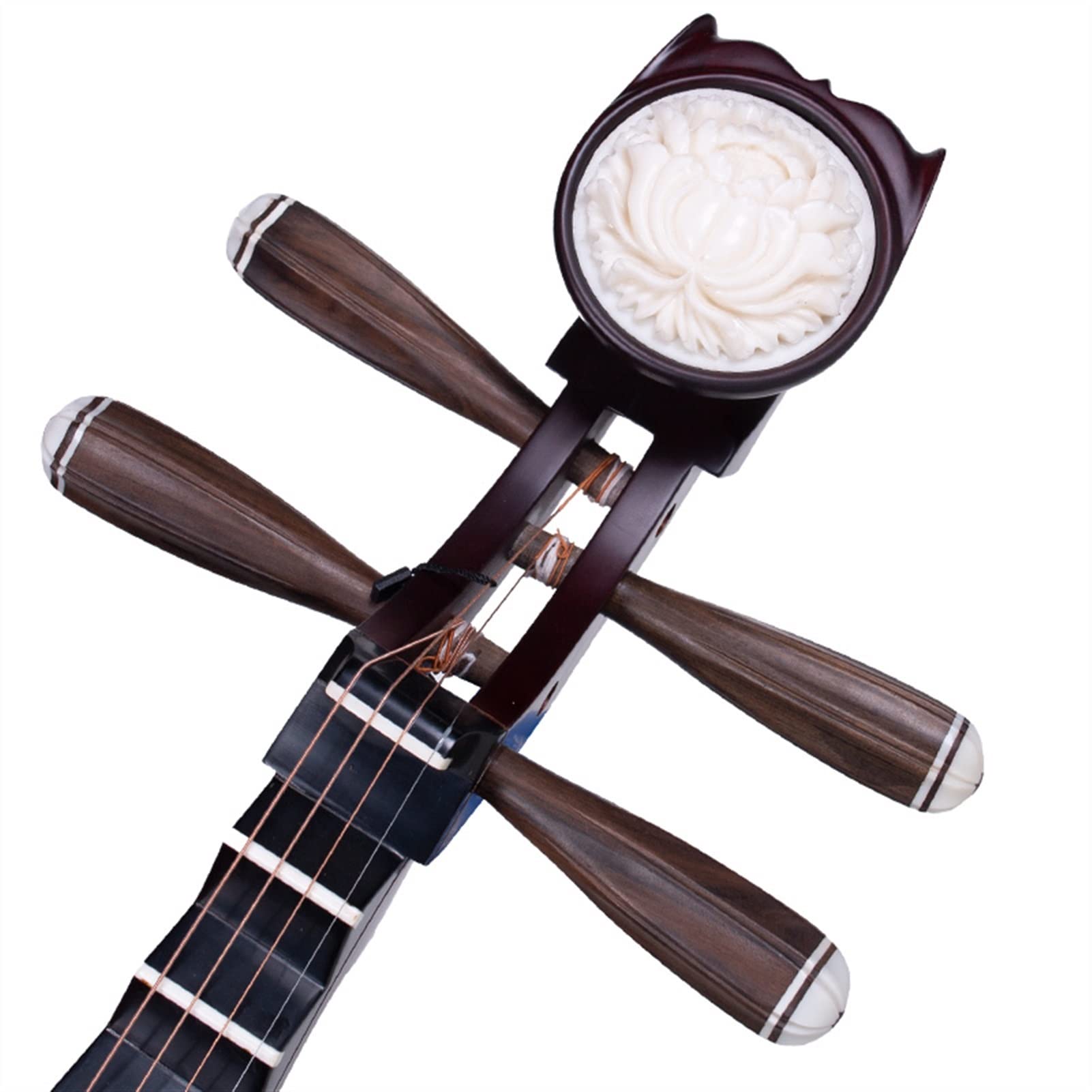 TSTS Hartholz Chinesische Pipa Jincanxiangyun Afrikanischer Rotes Sandelholz Rose Birne Erwachsene Pipa Musikinstrument Anfänger Praxis