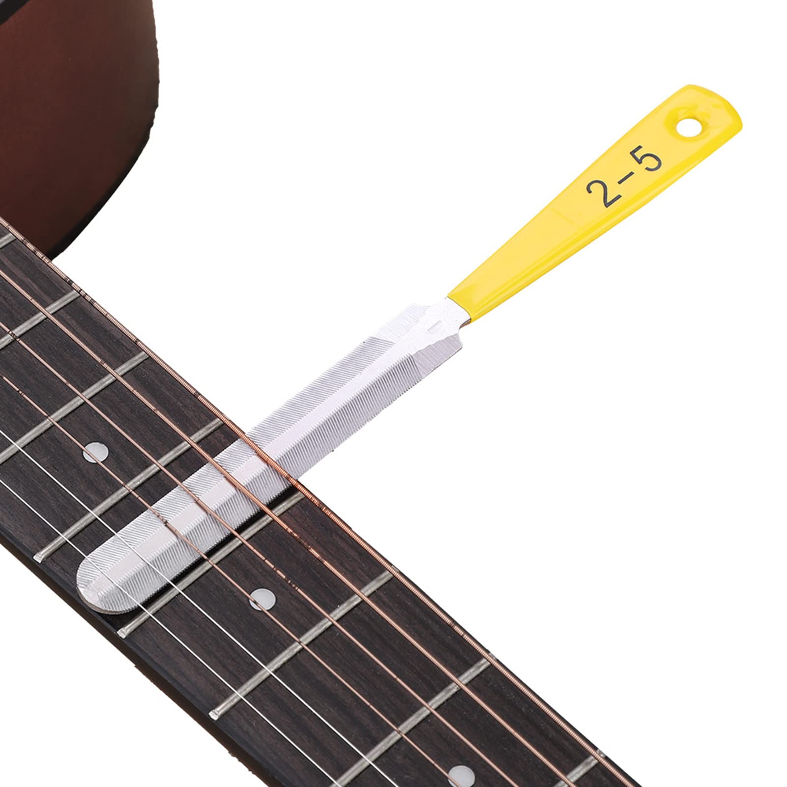 Pack de 3 Limes de Selle pour Guitare, Limes à écrous de Guitare, Lime à Fente à Double Bord, Limes à écrous de Guitare pour Basse, Mandoline, Banjo, ukulélé