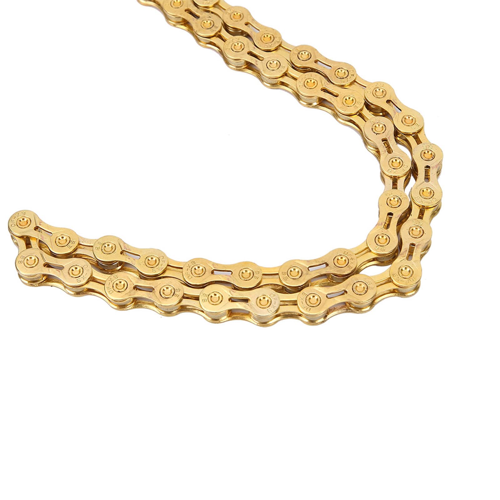 Catena per bicicletta, Ultralight 116 Link 9 Speed Bike Chain, Accessorio per biciclette da strada e mountain bike, Catena Bici Colorata per ciclisti di città e allenamento