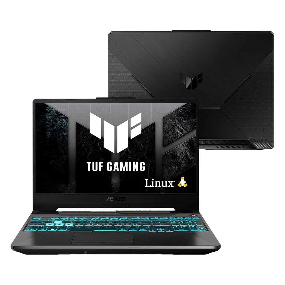 Notebook Gamer ASUS TUF Gaming A15 RTX3050, AMD RYZEN 7 16 GB, 512 GB SSD, KeepOS, Tela 15.6"" FHD, Preto Grafite - FA506NCG-HN298