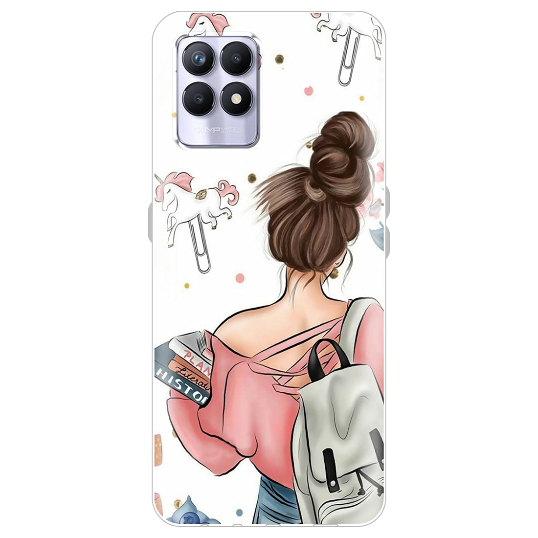 Fashionury Silicone Shock Proof Protective Soft Printed Back Case Cover for Realme 8I D093, Multi-Coloured (B09GS1N3BM) Amazon Price History, Amazon Price Tracker