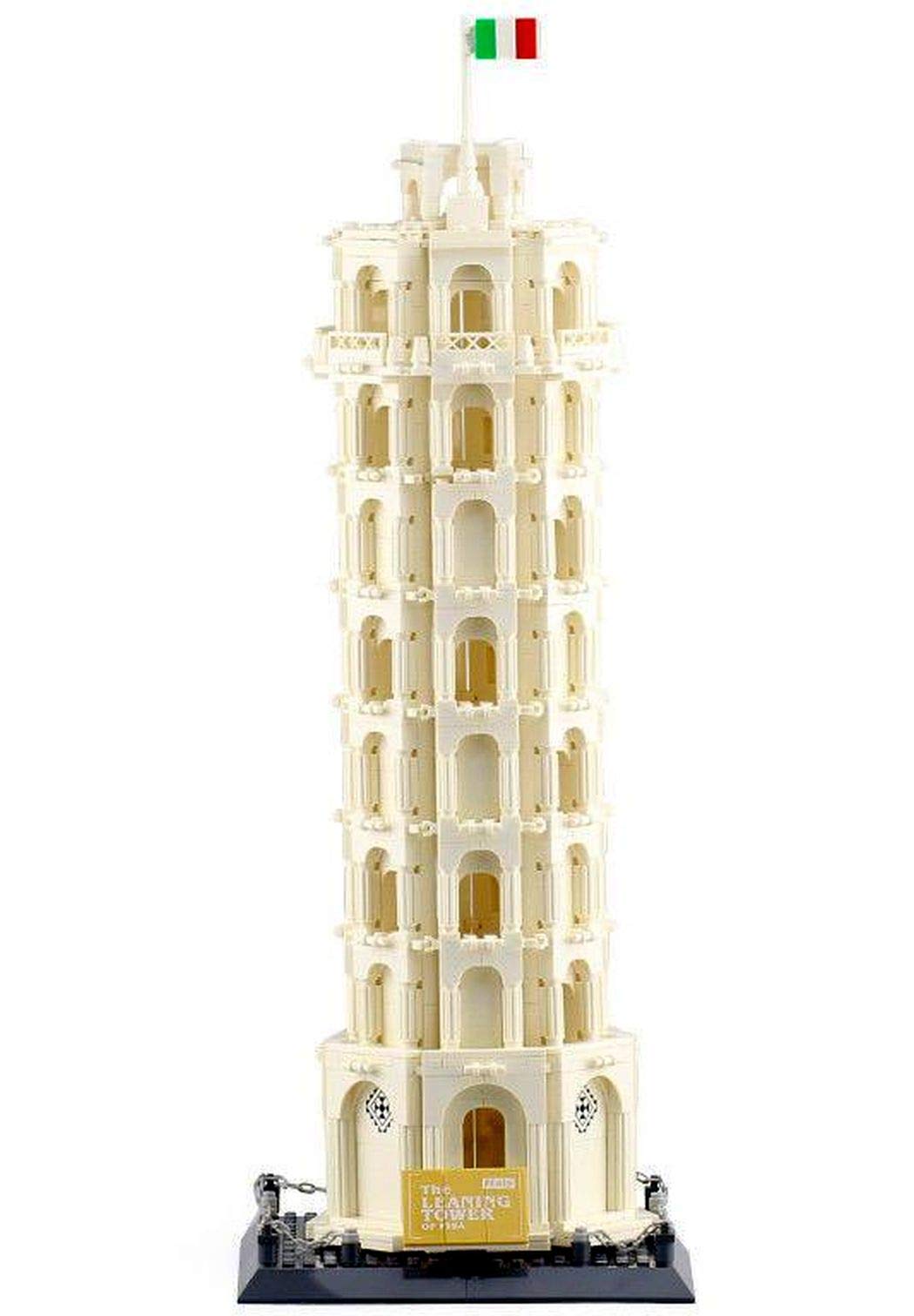WANGE Torre de Pisa Modelo arquitectónico para Montaje con Bloques de construcción