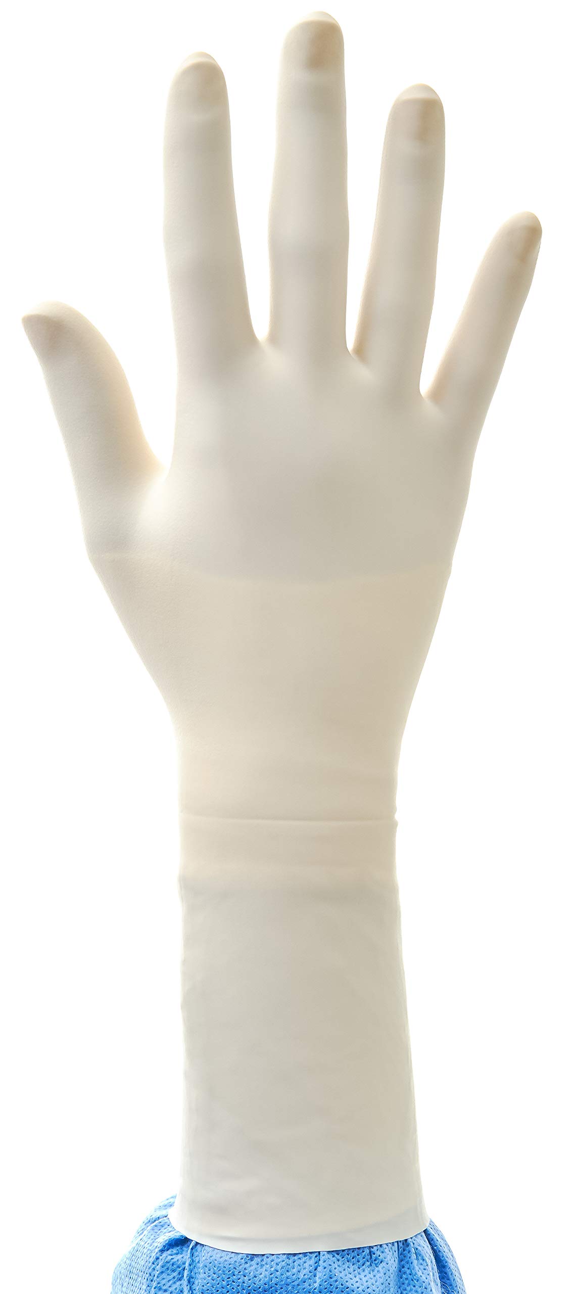 Ansell GAMMEX® lateksowe rękawiczki bez pudru do chirurgii ogólnej, naturalny lateks, medyczny i opieki zdrowotnej, białe, rozmiar 5,5, inteligentne opakowanie 4 x 50 par