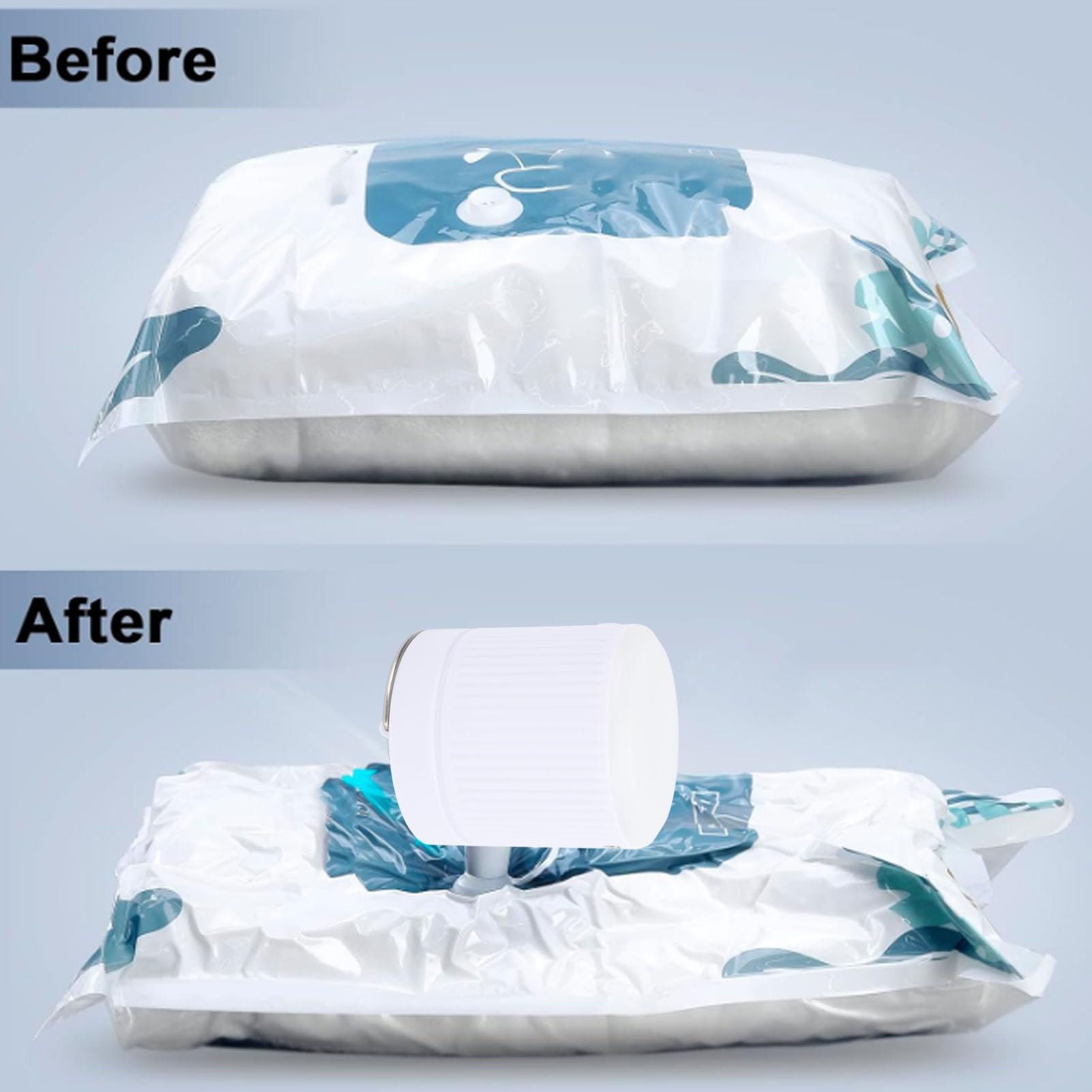 Mini Air Pump for Inflatables, 3.5kpa 38000RPM Tiny Portable Ultra Mini Air Pump with 1400mAh Battery, Quick Inflate Deflate for Pool Floats Air Bed Mattress, with Camping Light