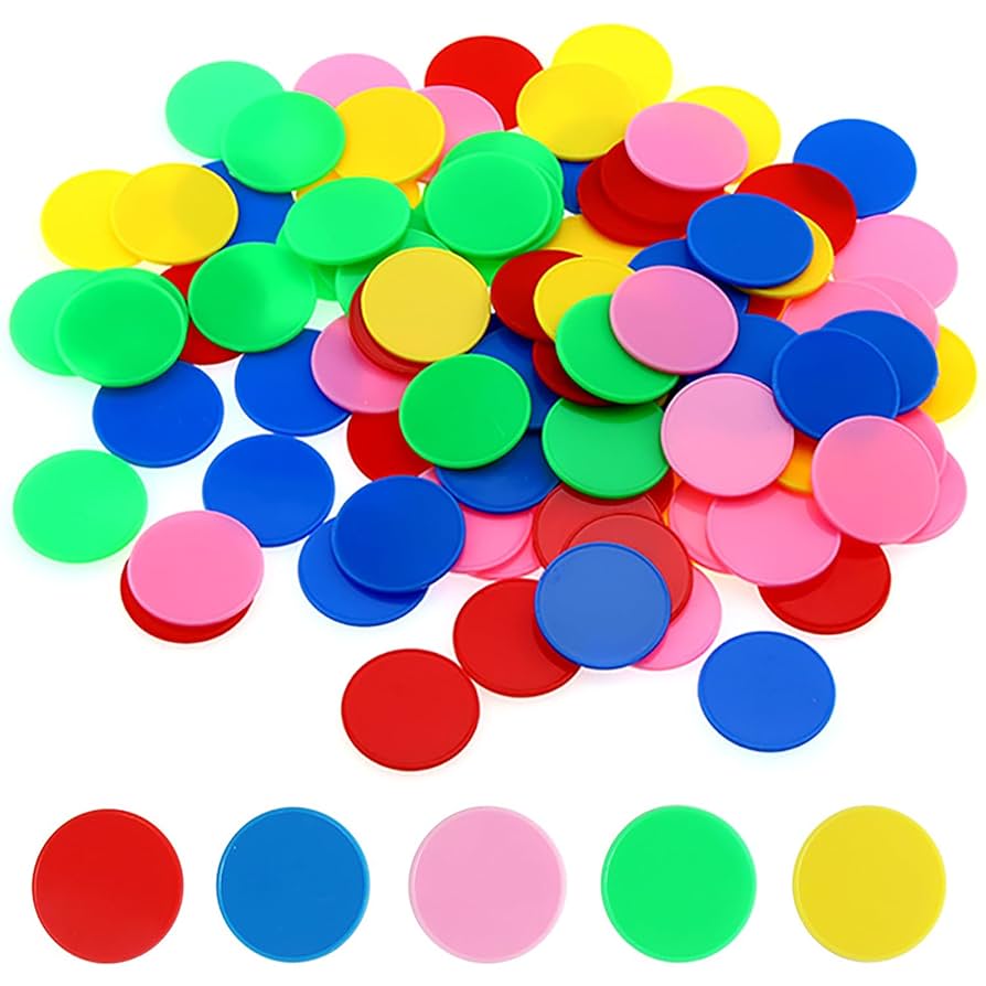 Amazon.co.jp: カジノチップ ポーカーチップ 25mm 5色【100入り