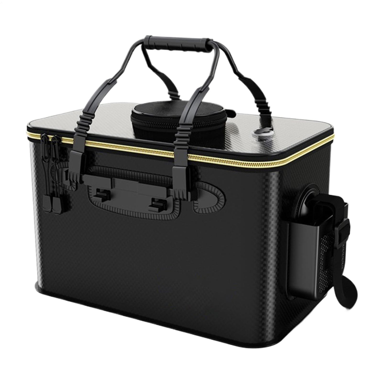 Seau à poissons vivants | Rangement portable pour appâts | Récipient étanche pour poissons vivants, coffre de pêche pour le camping, la randonnée, les activités de plein air