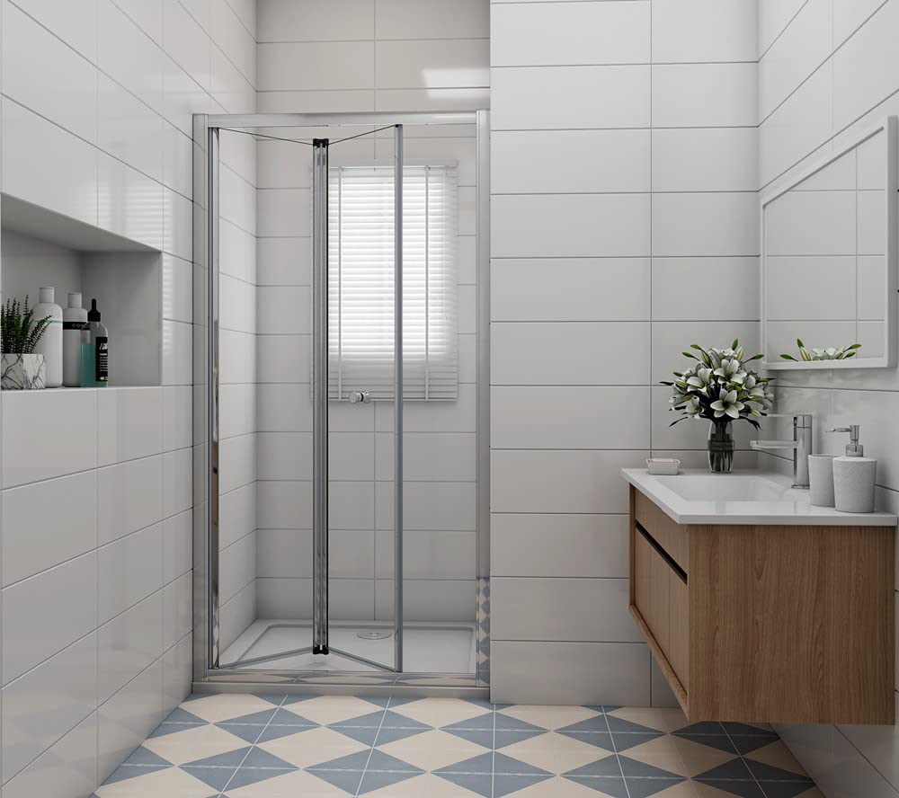 90cm Duschtür Nischentür Duschabtrennung 5mm Glas Dusche H185cm
