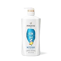 Vista 8 de Pantene Champú y Acondicionador 2 en 1, Limpieza Clásica - Nutrientes Pro-V para Cabello Seco y Teñido, Cabello de Aspecto Saludable en Cada Lavado