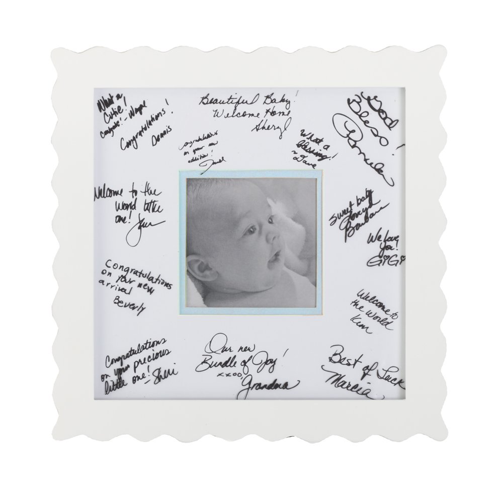 C.R. Gibson Classic Keepsake Signature Frame, Pink/Blue