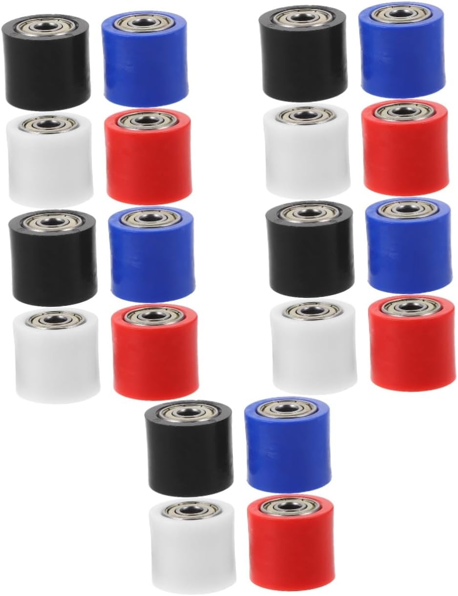 20pcs Chain Tensioner Roller Wheels for Motorcycle Guide Wheels Enhanced Performance Easy Installation for Modified Motorcycles
