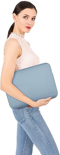 Miniatura 80 de MOSISO - Funda para laptop, repelente al agua, bolsa de neopreno con funda pequeña azul (Airy Blue)