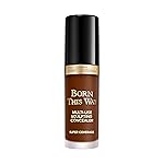 Too Faced Born This Way Super Coverage Multi-Use Concealer | Full Coverage, Non-Comedogenic, Oil Free + Long Lasting Concealer | Hyaluronic Acid, Coconut Water + Alpine Rose | 0.45 Fl Oz, Toffee