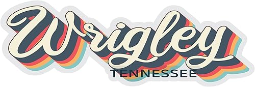 Wrigley Tennessee Souvenir - Calcomanía de vinilo de 2 pulgadas, diseño 3D, 2 pulgadas