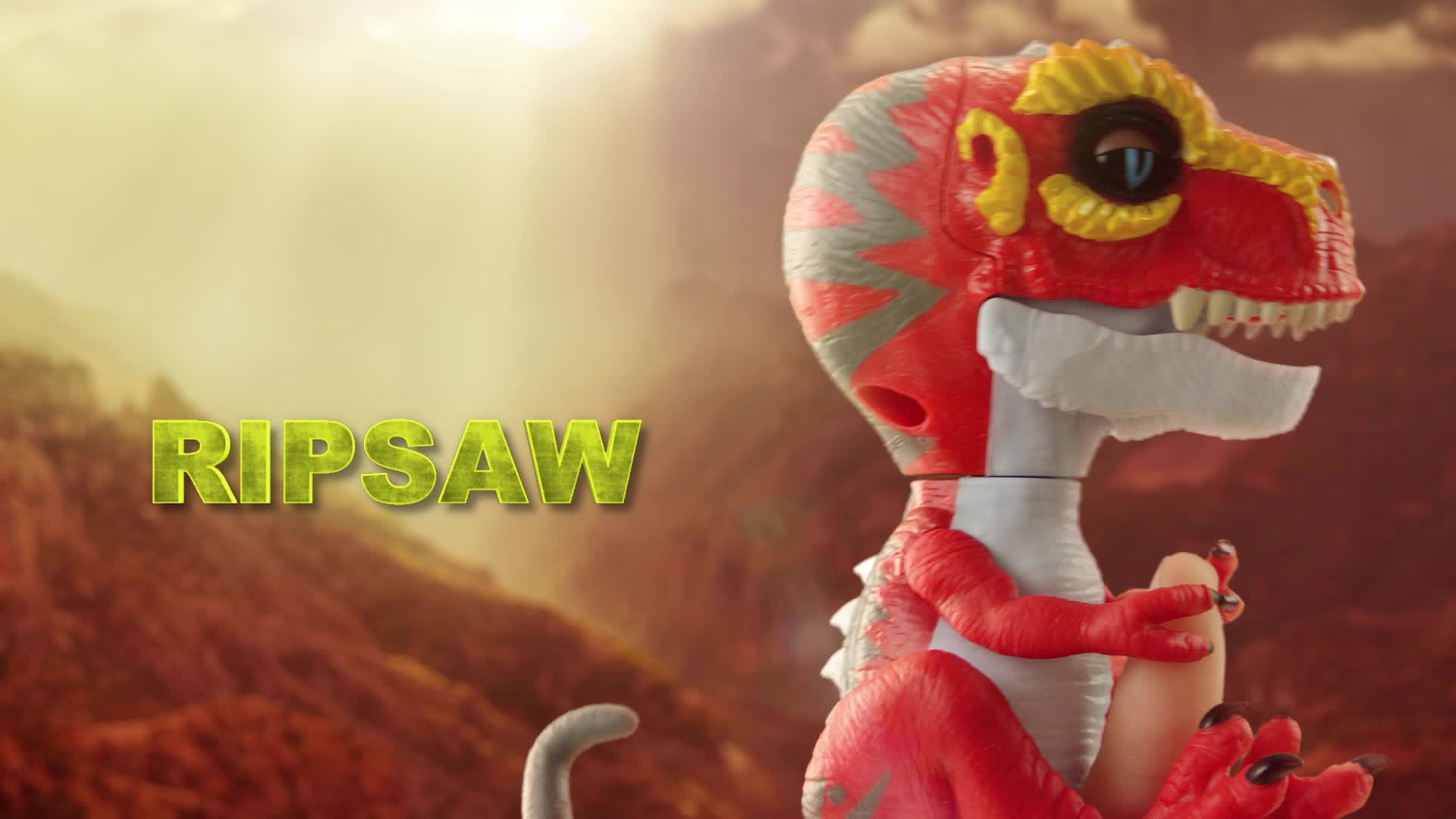Untamed T-Rex by Fingerlings – Ripsaw (Red) - Interactive