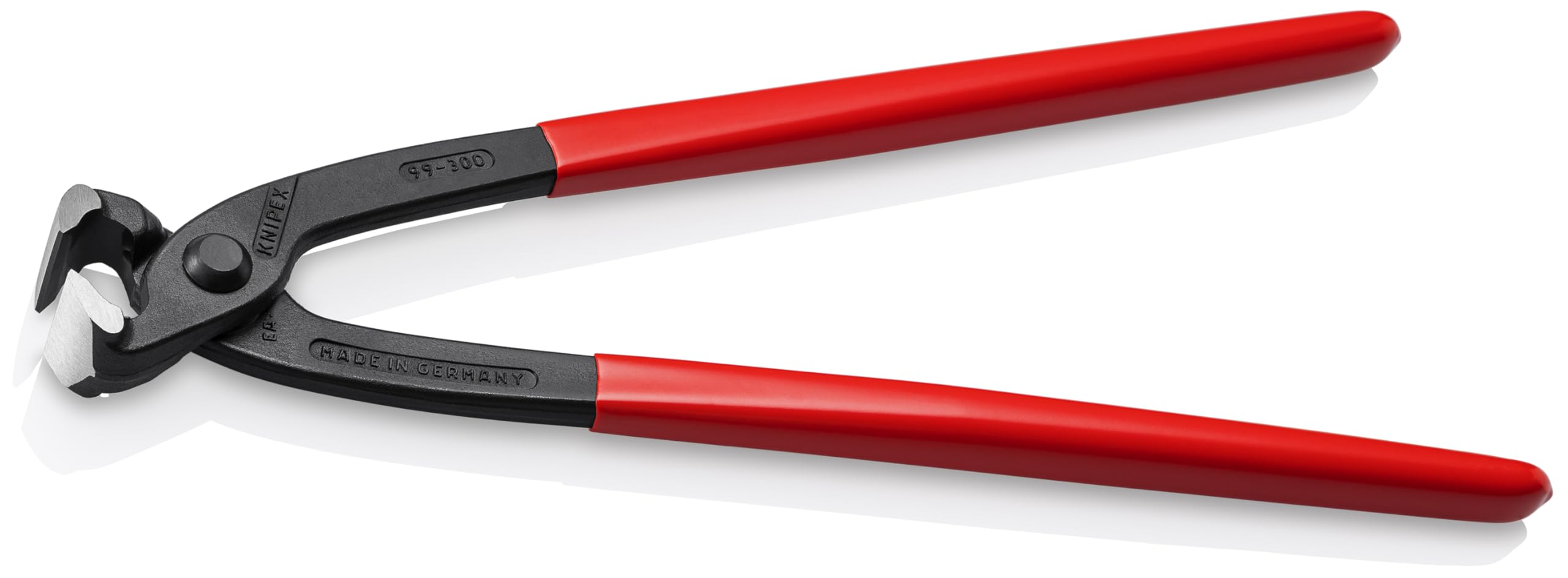 KNIPEX Tools - Concreters' Nippers, Plastic Coated (9901300), Black, 12-Inch - Image 3
