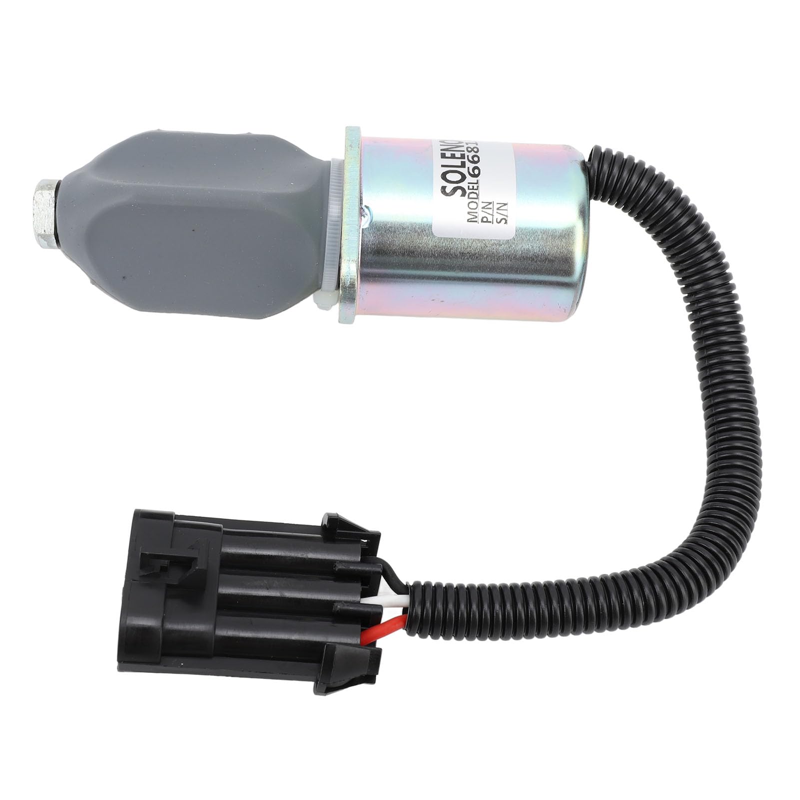 Elektromagnes Wyłączający Paliwo 12 V, Elektromagnes Zatrzymujący Wyłączanie Silnika, Elektromagnes Zatrzymujący, Elektromagnes Wyłączający Silnik dla Generatorów, Automatyka