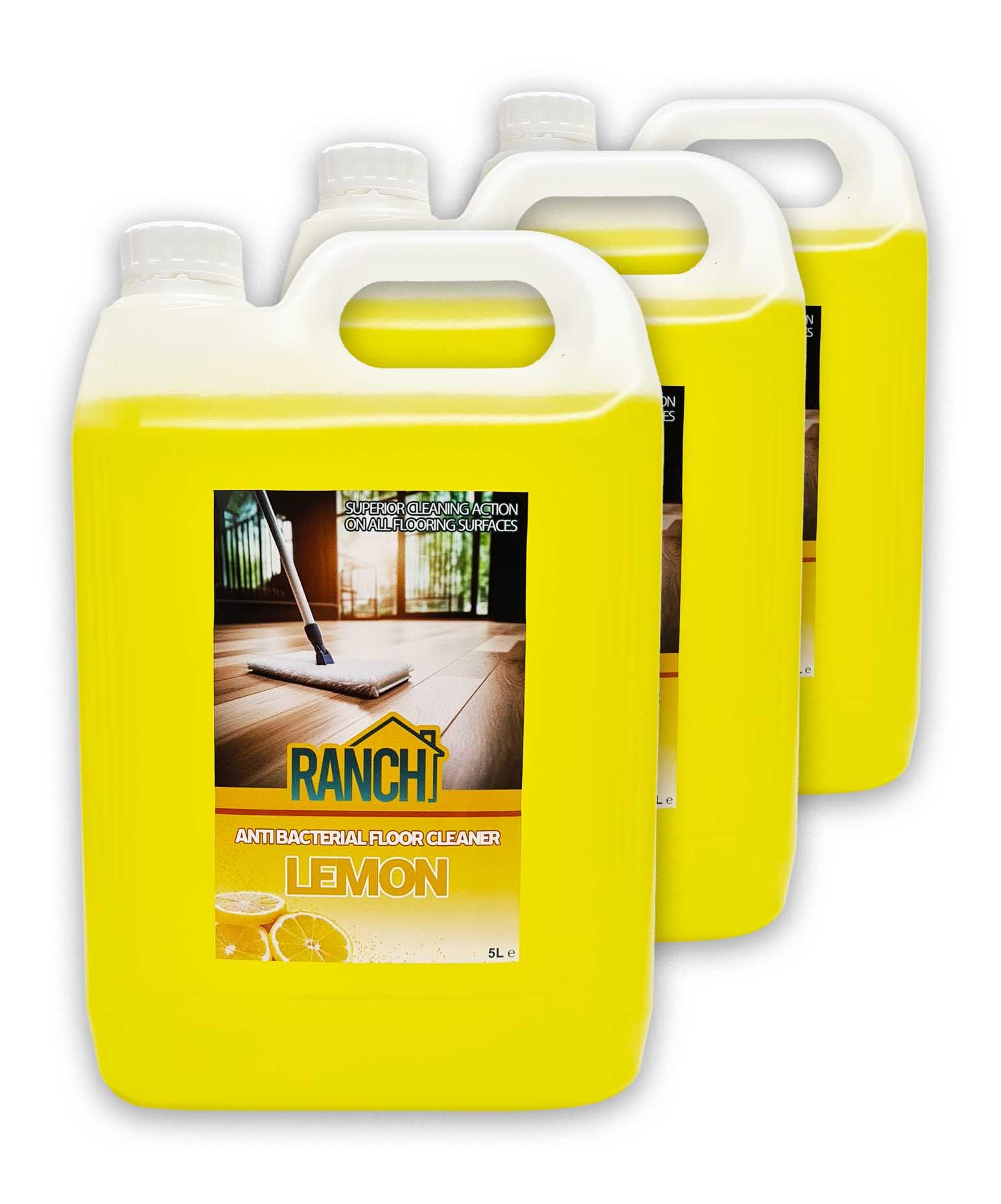 Anti-Bacterial Floor Cleaner 15L Ranch (LEMON)