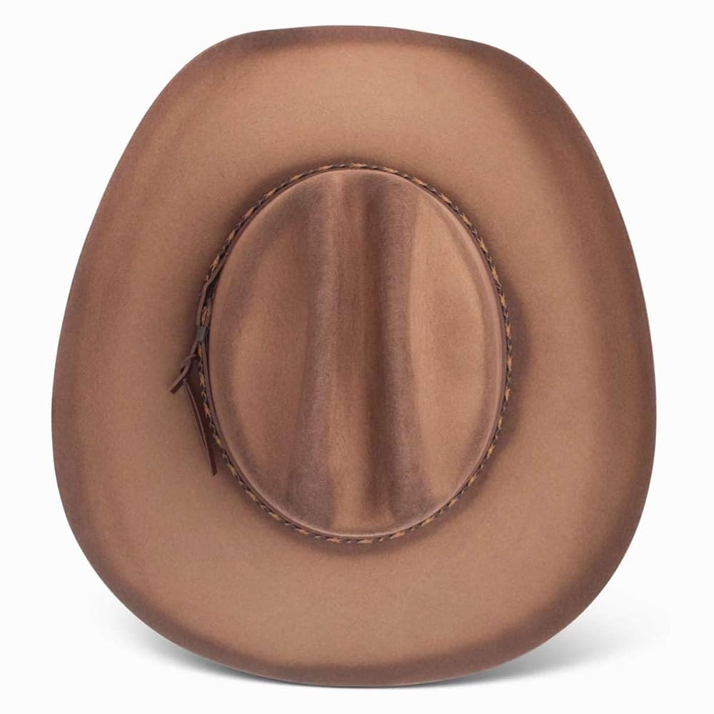 RESISTOL Pecan Dirt Road Men's Western Hat, Brown, 6 7/8
