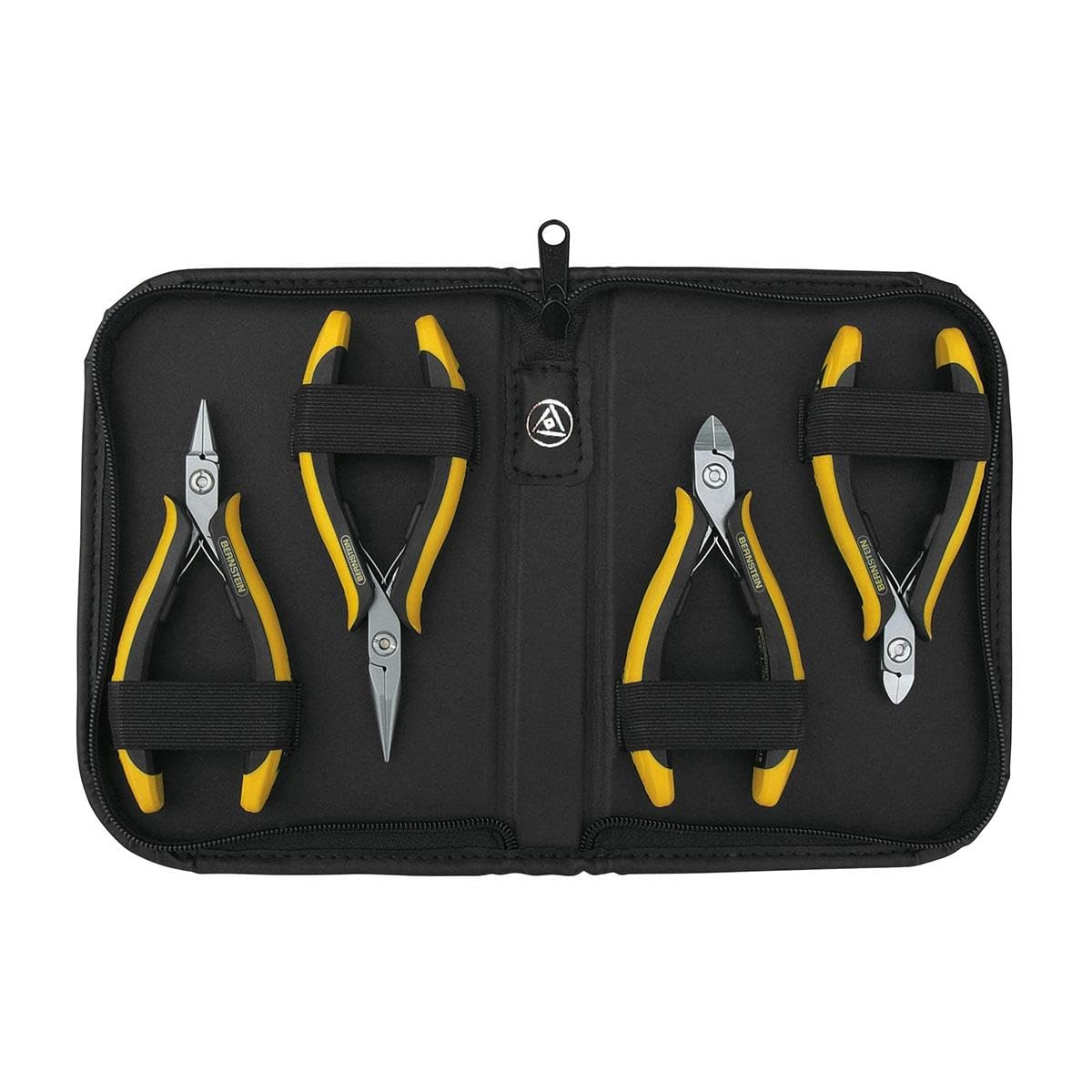 Bernstein Werkzeug Technicline Zangen-Set, 4-teilig im Etui, 3-970