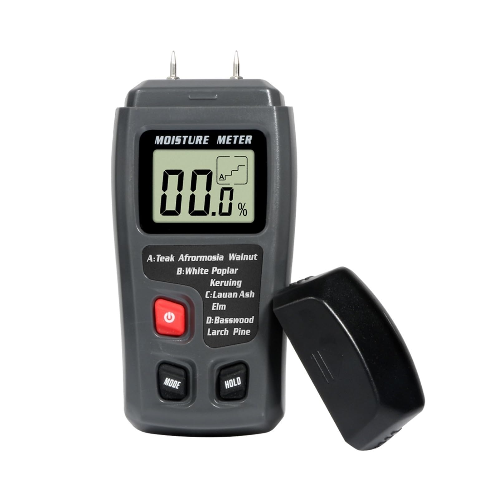 Mnmioio Mt10 Digital Moisture Tester, Wood Water Moisture Meter Portable Digital Concrete Content Tester Tools Timber Hygrometer(Mt10)
