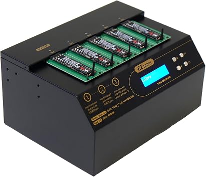 EZ DUPE 1 to 4 NVMe M.2 PCIe Cyclone Duplicator - 18GB/Min DM-HE3-5M04PC