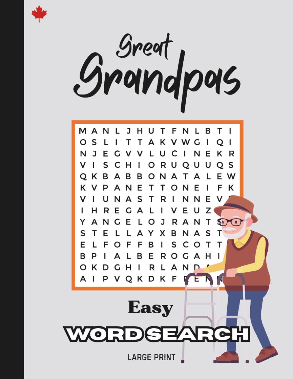 Great Grandpas Easy Word Search Book: 40 Easy Word Searches With Pictures