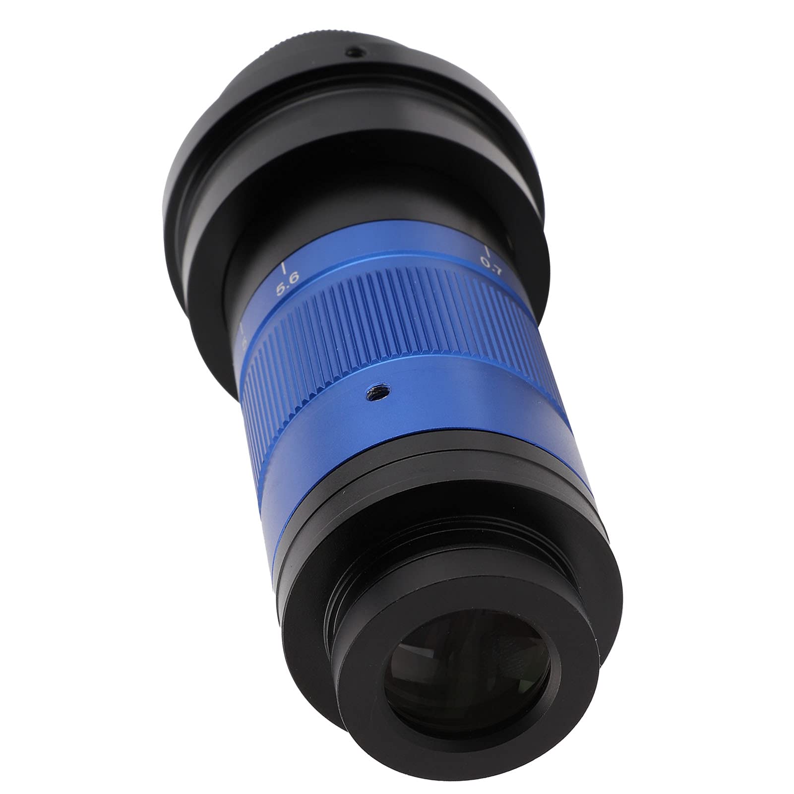 Lente de microscopio monocular Profesional KP7056TVOP5 Gran Aumento 32X255X Zoom Ajustable 0.7X5.6X Zoom Continuo Lente óptica Industrial para Laboratorio Ciencia Investiga